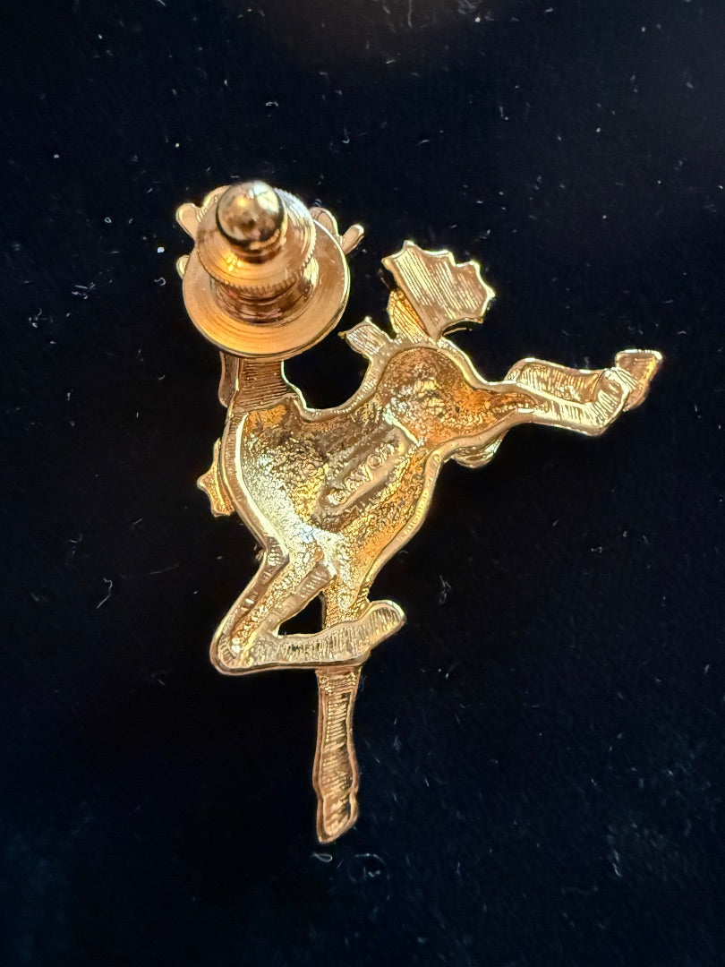 Avon Reindeer Pin Brooch Christmas