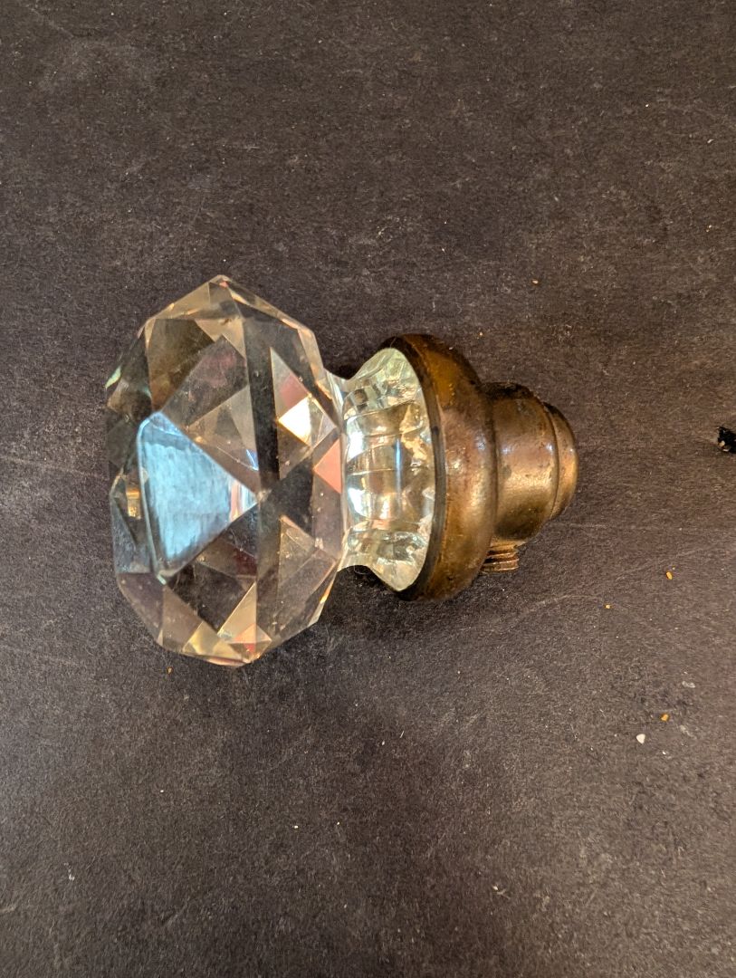 Cut Glass Door Knob