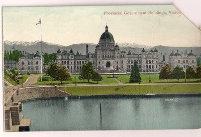 Provincial Government Buildings Victoria BC Canada Postcard