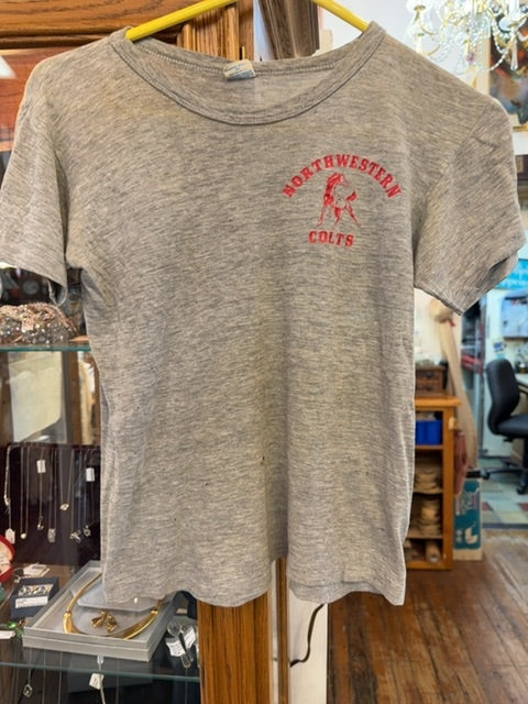 Vintage 70s School Mascot Shirt, Small