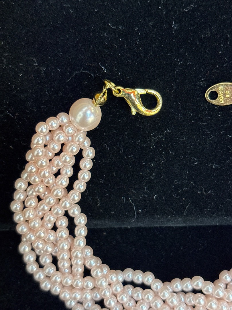 Avon Tiny Pink Pearl Bracelet