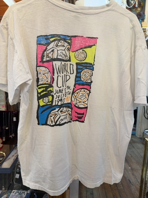 Vintage 1990 World Cup Shirt, X Large