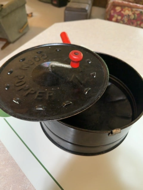 Black Vtg Popcorn Popper