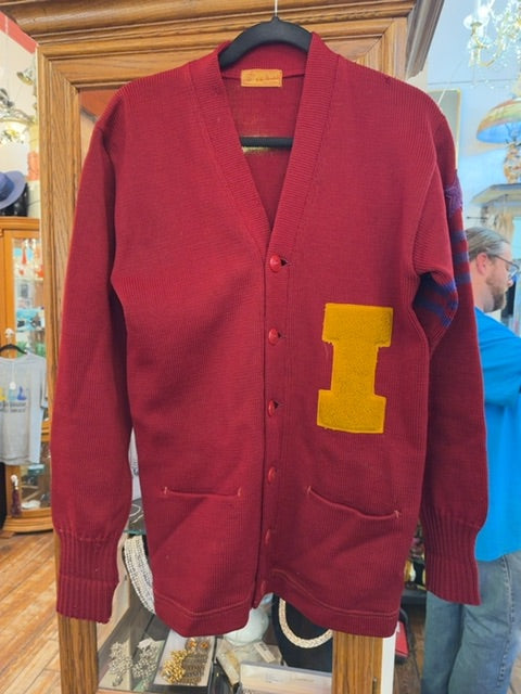 Vintage 40s College Cardigan