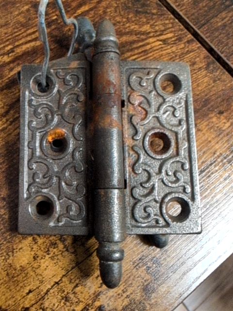 fancy Acorn Hinges.