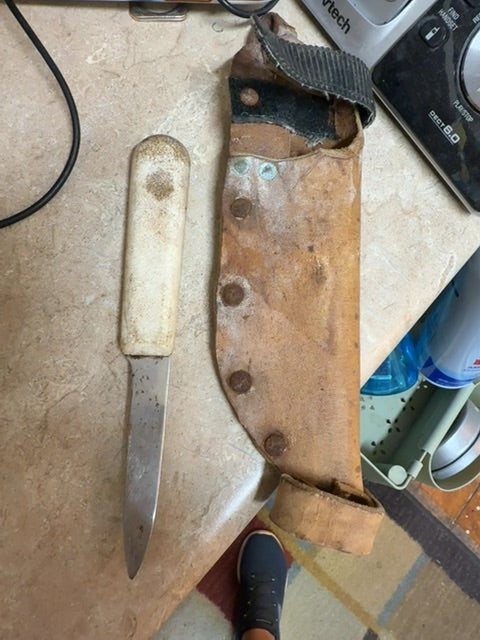 Old knife & sheath