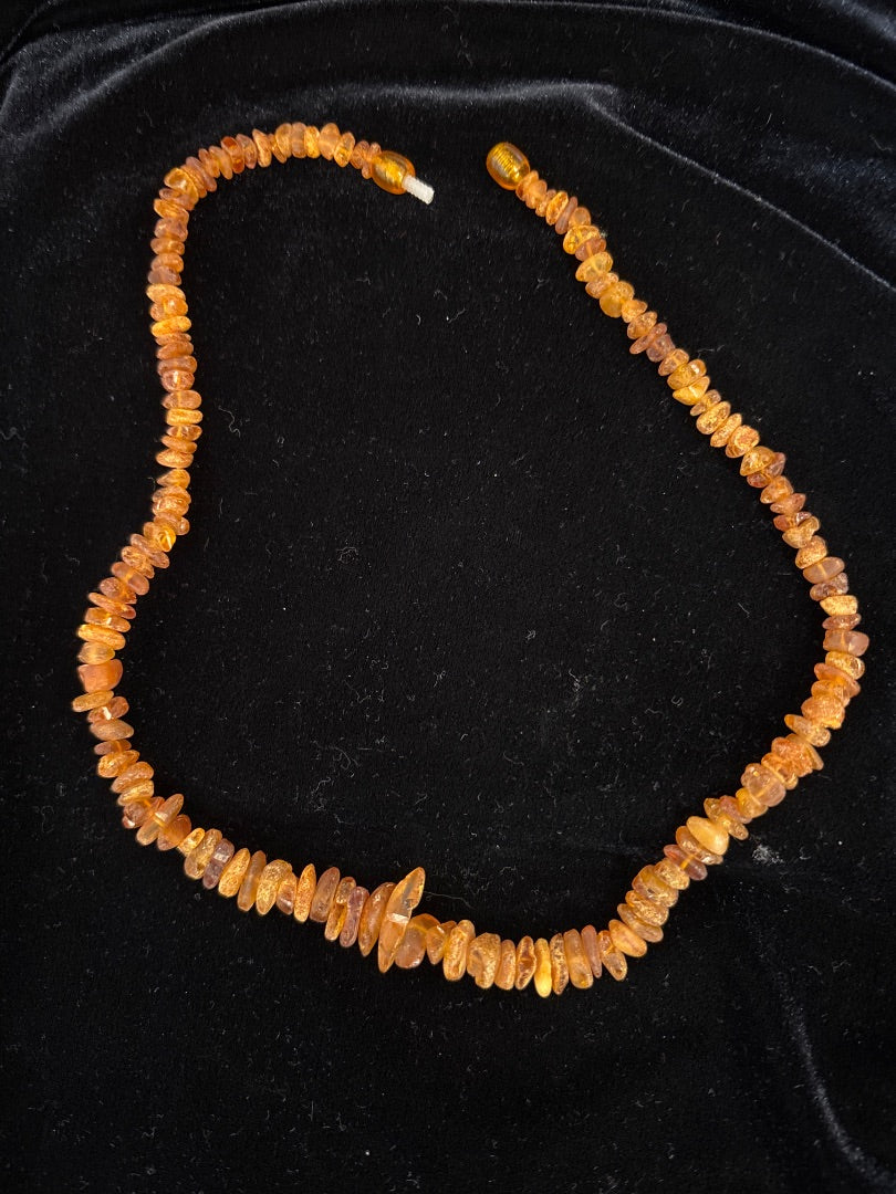 Natural Real Amber 17" Necklace