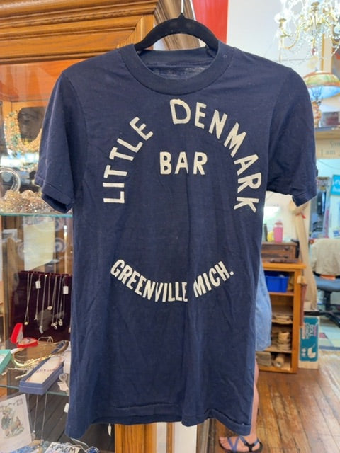 Vintage 70s Bar Shirt, Small