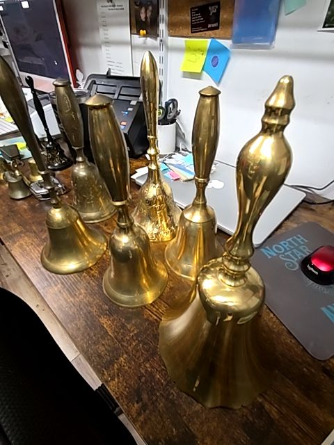 Lg Brass Handled Bell