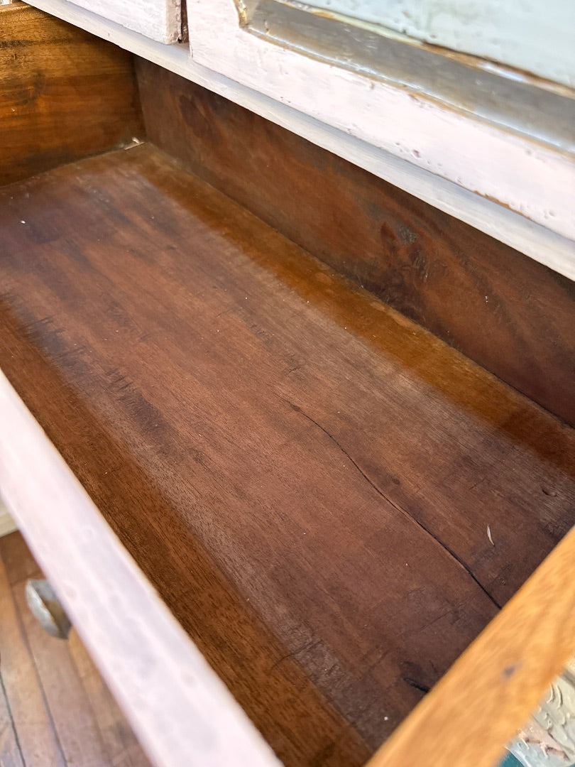 Pink Old mini dresser