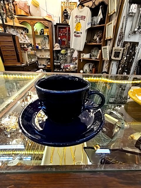 Blue Cup & saucer