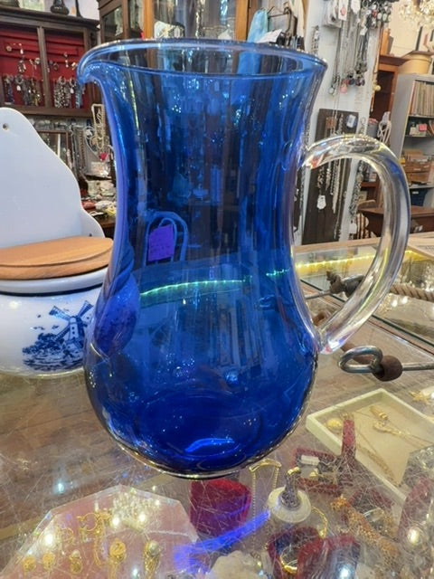 Cobalt pitcher 8”