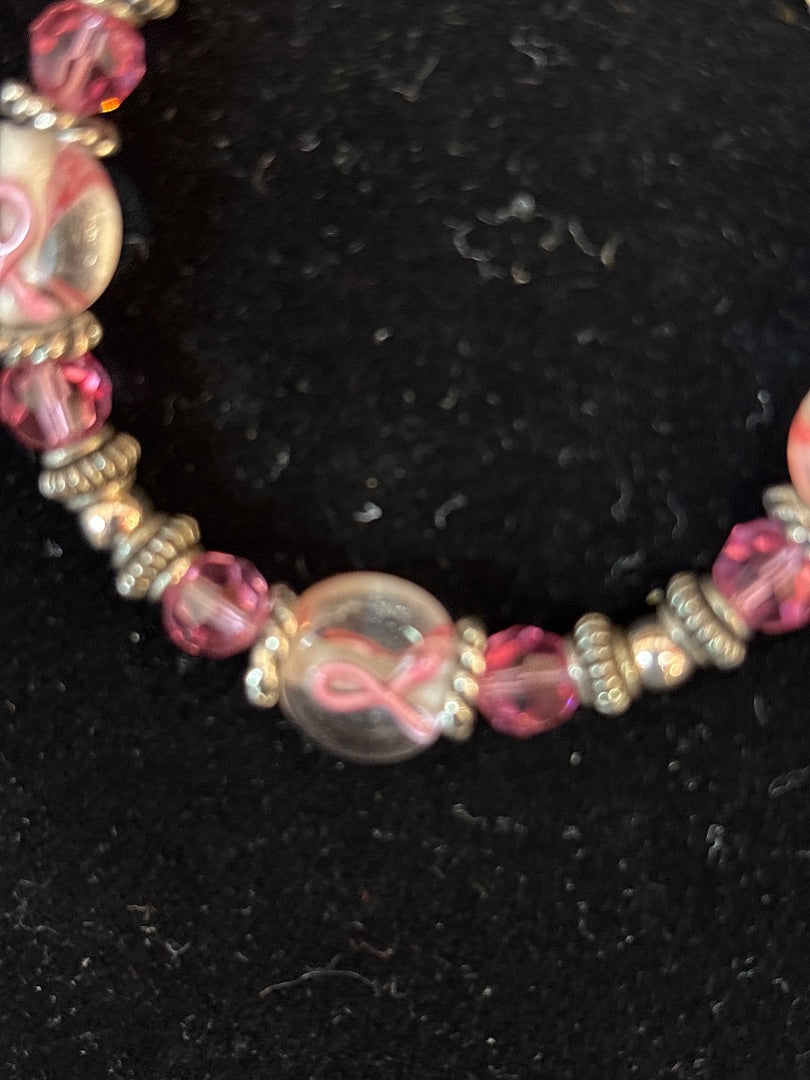 Avon Breast Cancer Pink Ribbon Bracelet