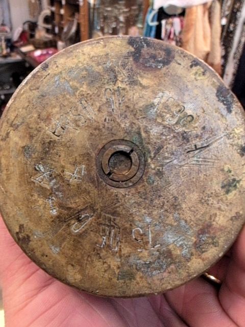 Large trench art vase
