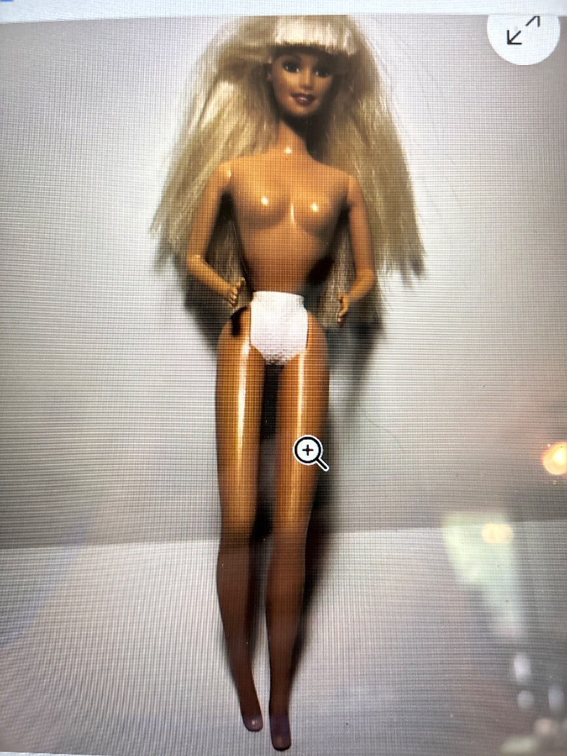 GSK Barbie w/ Bangs & Pink Earrings 1966