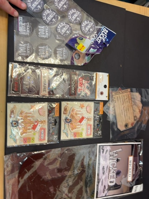 Crafty stickers and signs