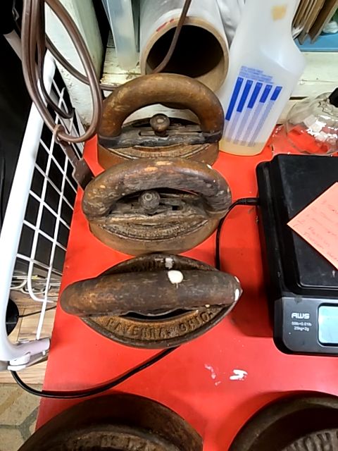 Wood Handle Sad Iron