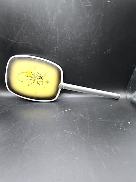 Art deco hand mirror