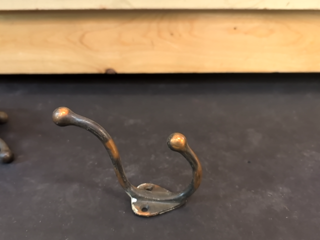 Japanned Cast Iron Hook