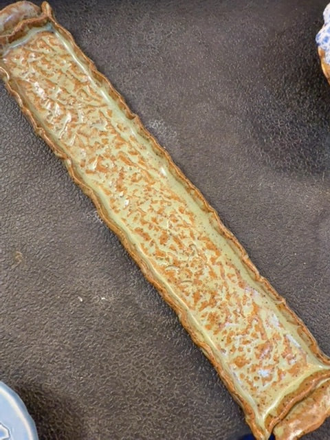 Long olive plate