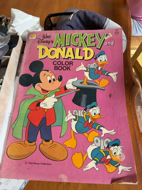 Walt Disney coloring bk