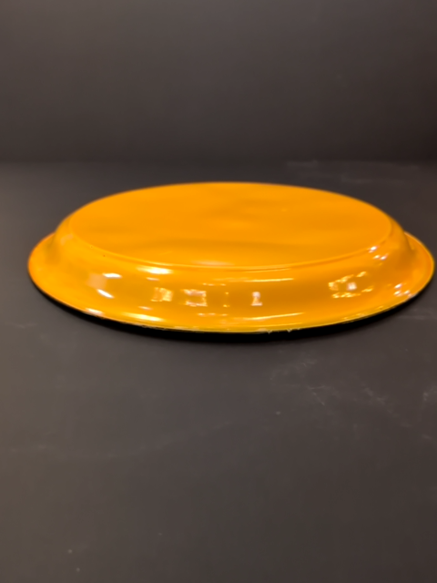 Porcelain platter orange large