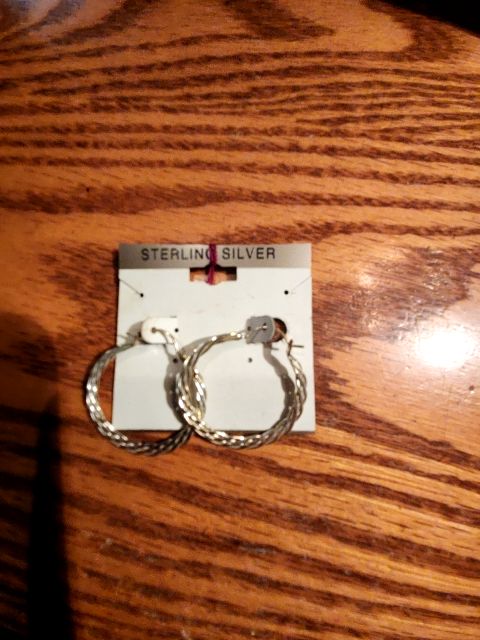 Sterling silver earrings