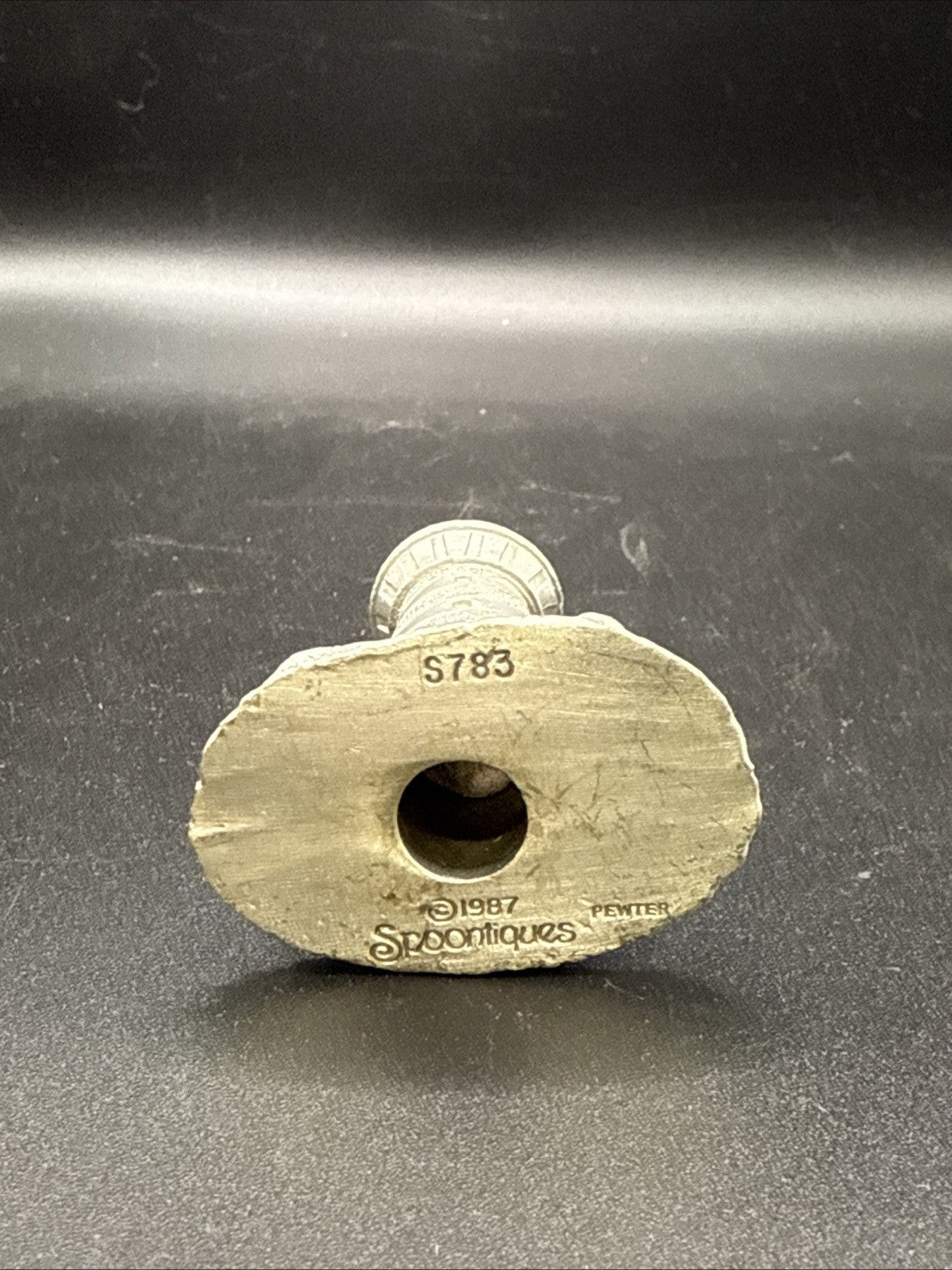 Spoontiques Pewter Lighthouse S783 Nautical Diorama Miniature Figurine 1987 VTG