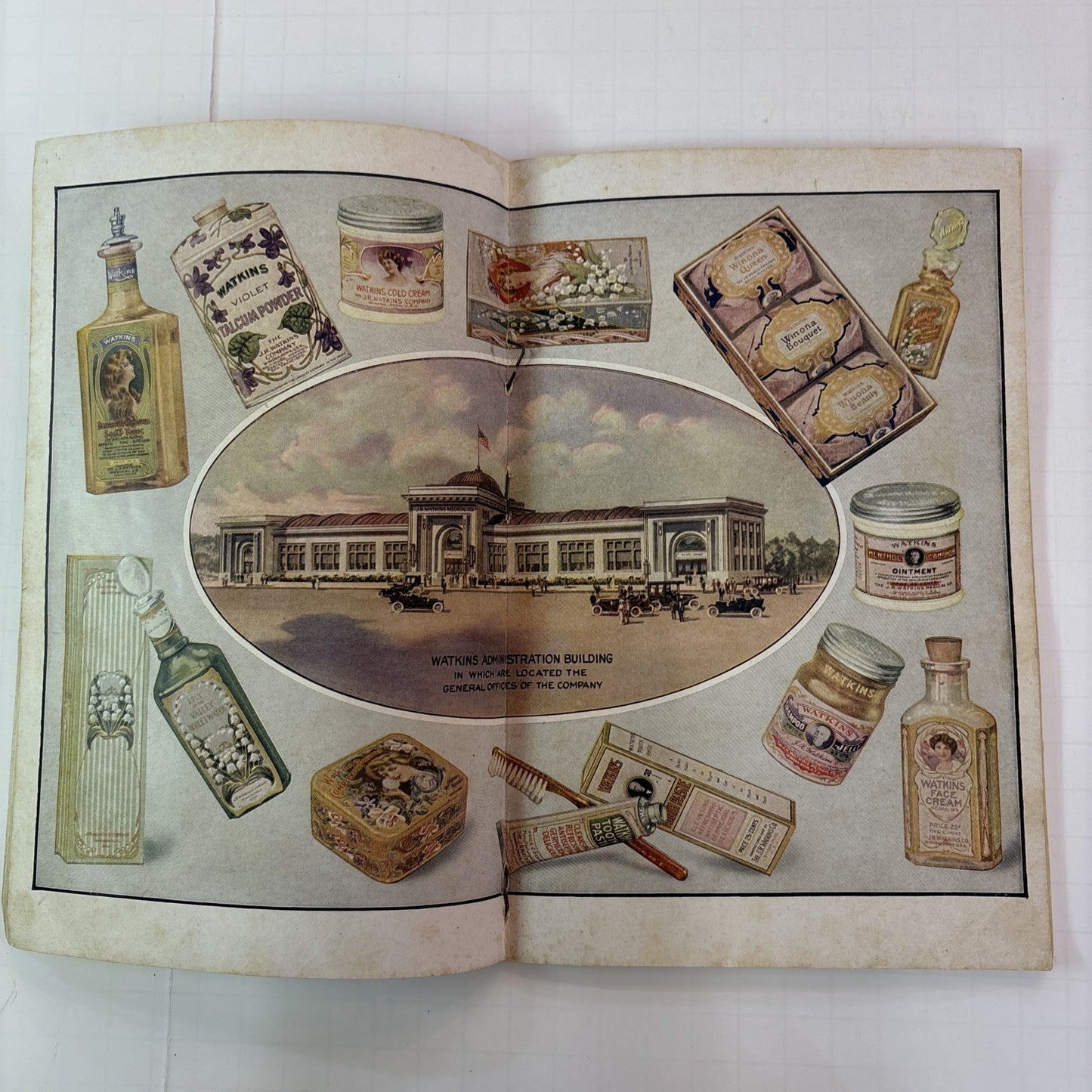 1868 - 1915 Watkins Almanac Home Doctor and Cookbook Great Ephemera