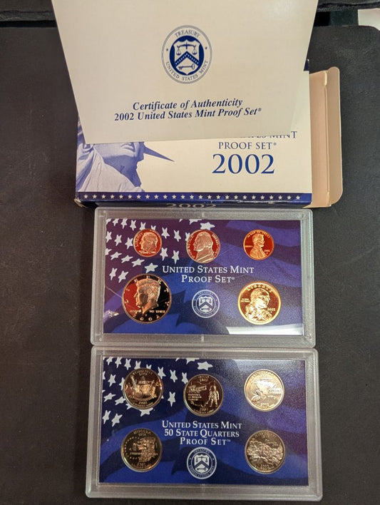2002 clad proof set