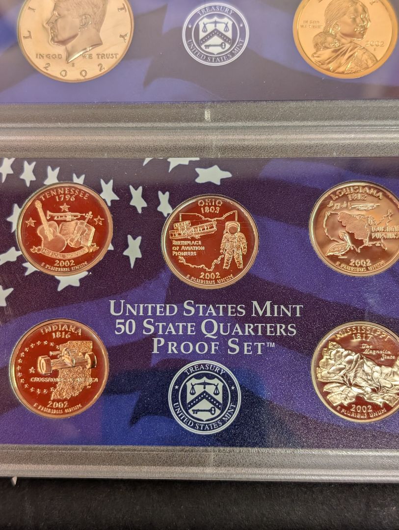 2002 clad proof set