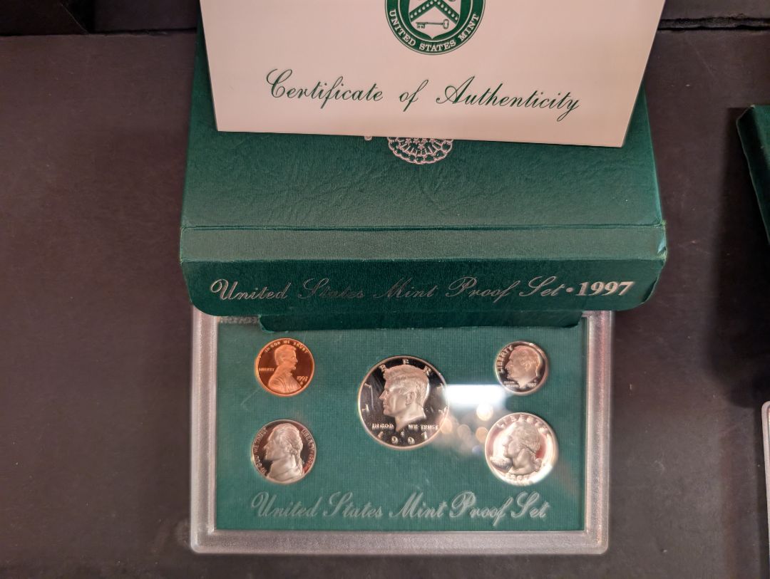 1997 mint proof set
