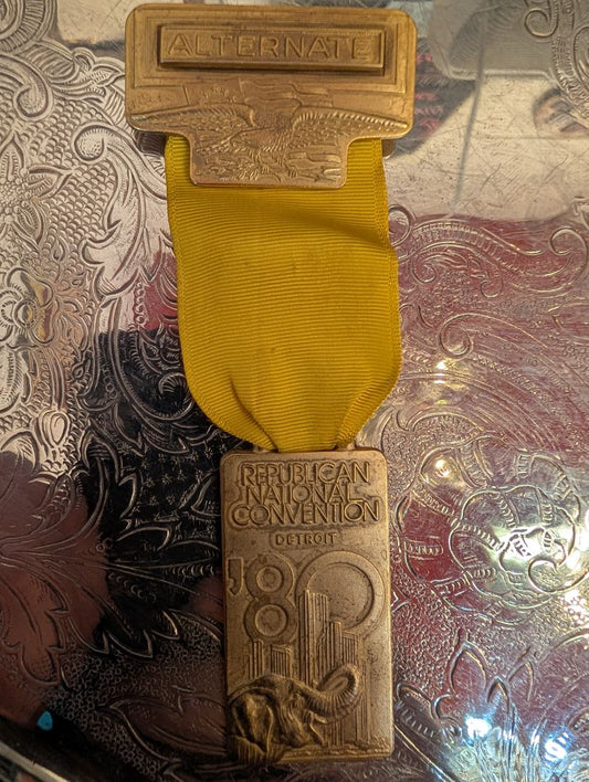 1980 Republican national convention alternate ribbon