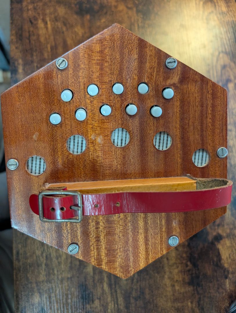 Hand Accordion made in Italy.