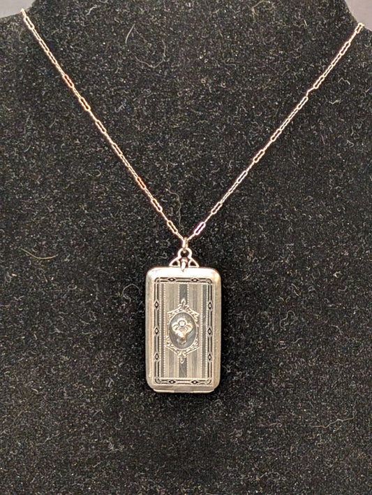 Elks membership fob on Sterling chain