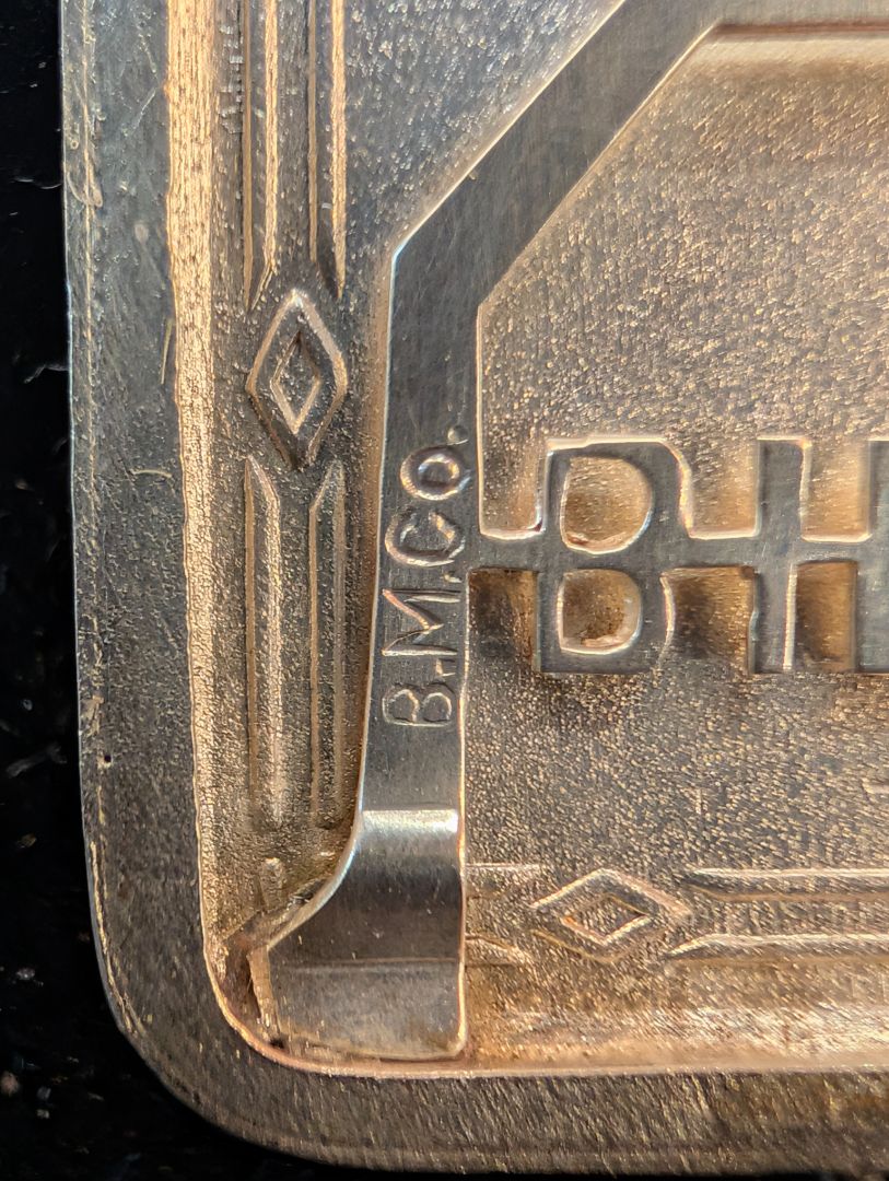 Elks membership fob on Sterling chain