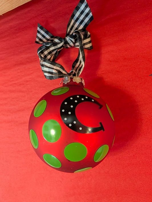 Tree ornament C red