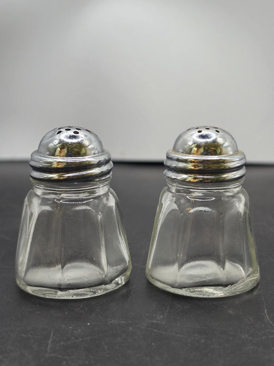 Vintage Mini Salt & Pepper Shakers