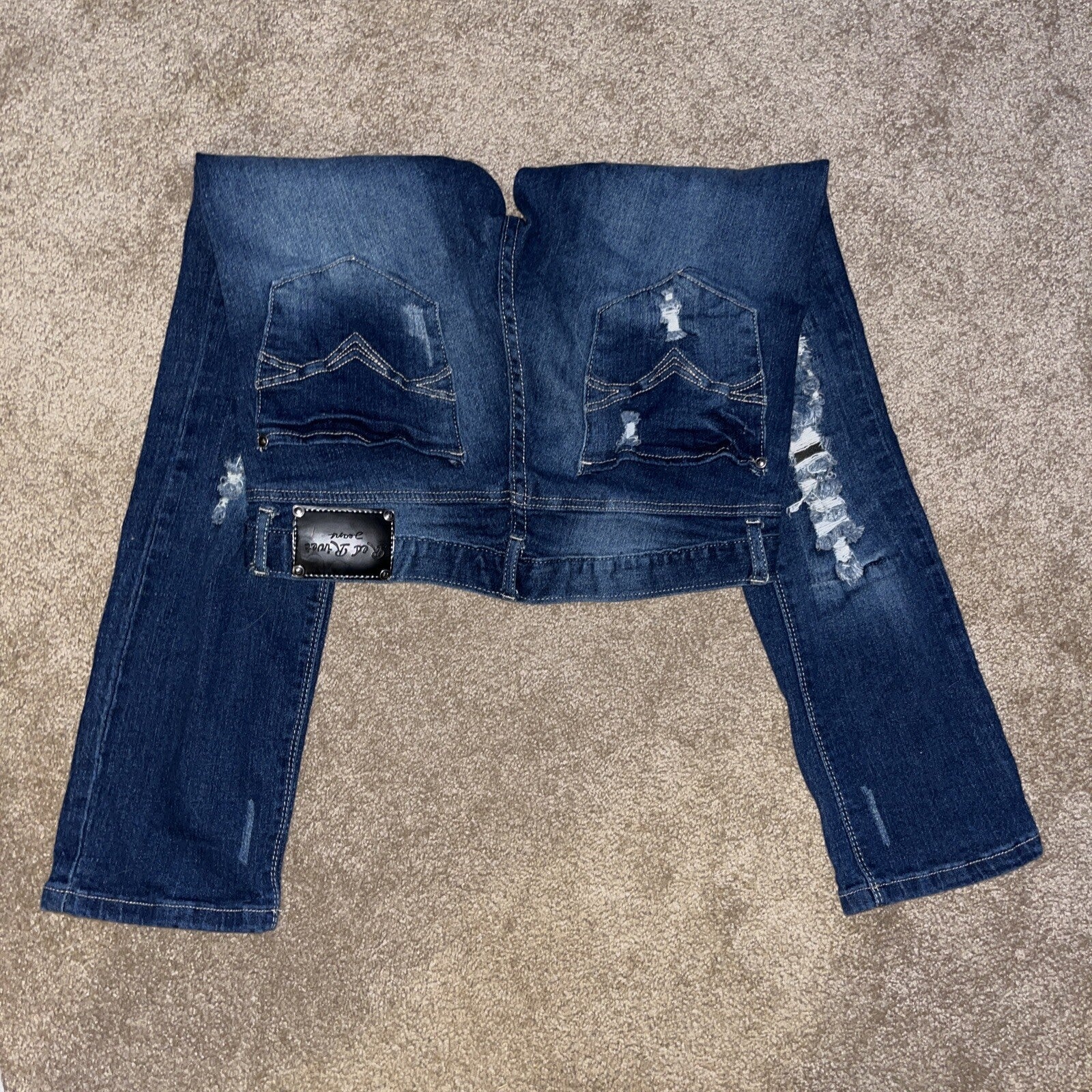 RED RIVET WOMENS JEANS CAPRIS PANTS SIZE 9