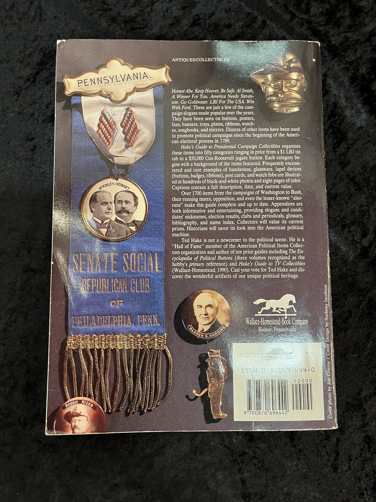 Hake's Guide to Presidential Campaign 1789-1988 / Price Guide Theodore Hake