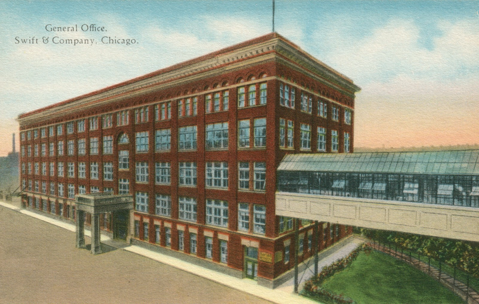 General Office Swift & Company Walaway Chicago Il ILL Illinois Postcard  