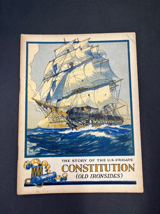 Vtg "The Story of U.S. Frigate Constitution" John Hancock Life Insurance Ad Book