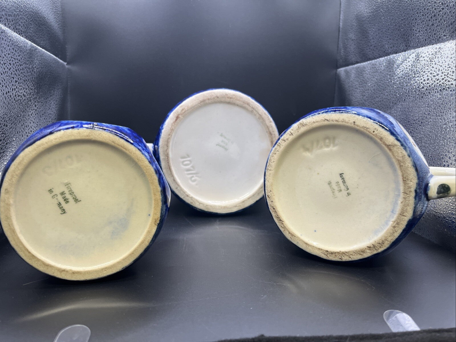 Vintage 3 pitchers fireproof made in Germany