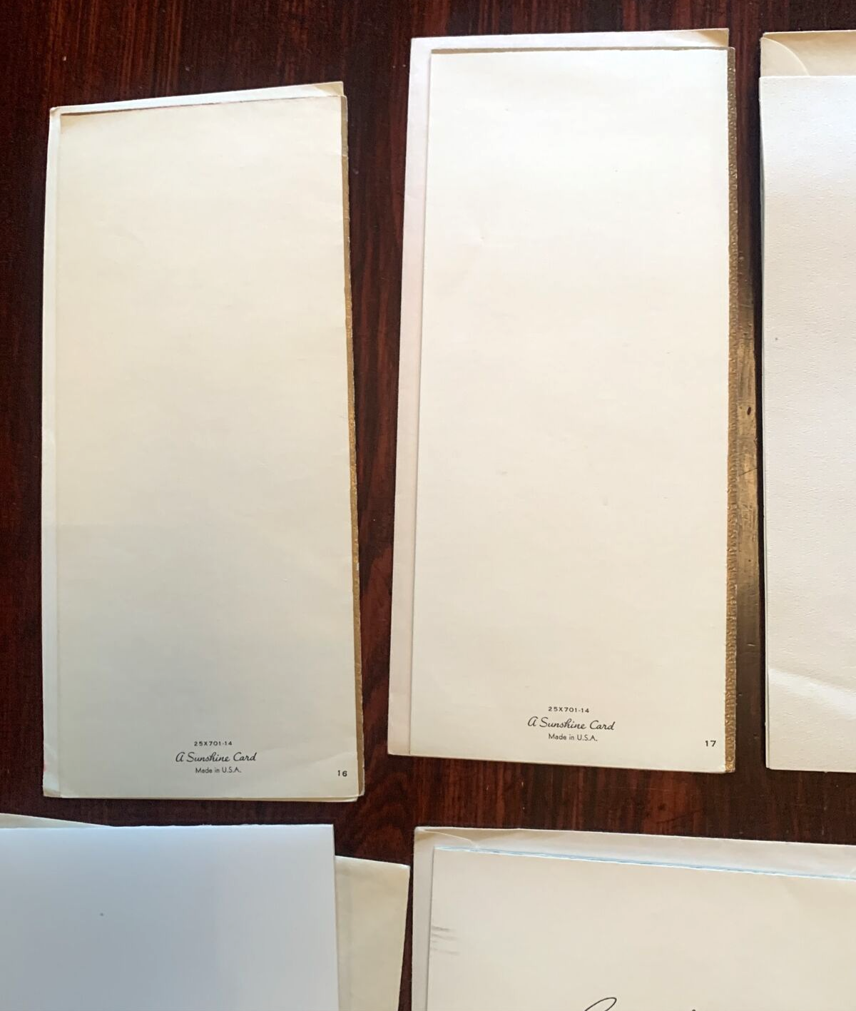 Lot of 8 Vintage Wedding Greeting Cards