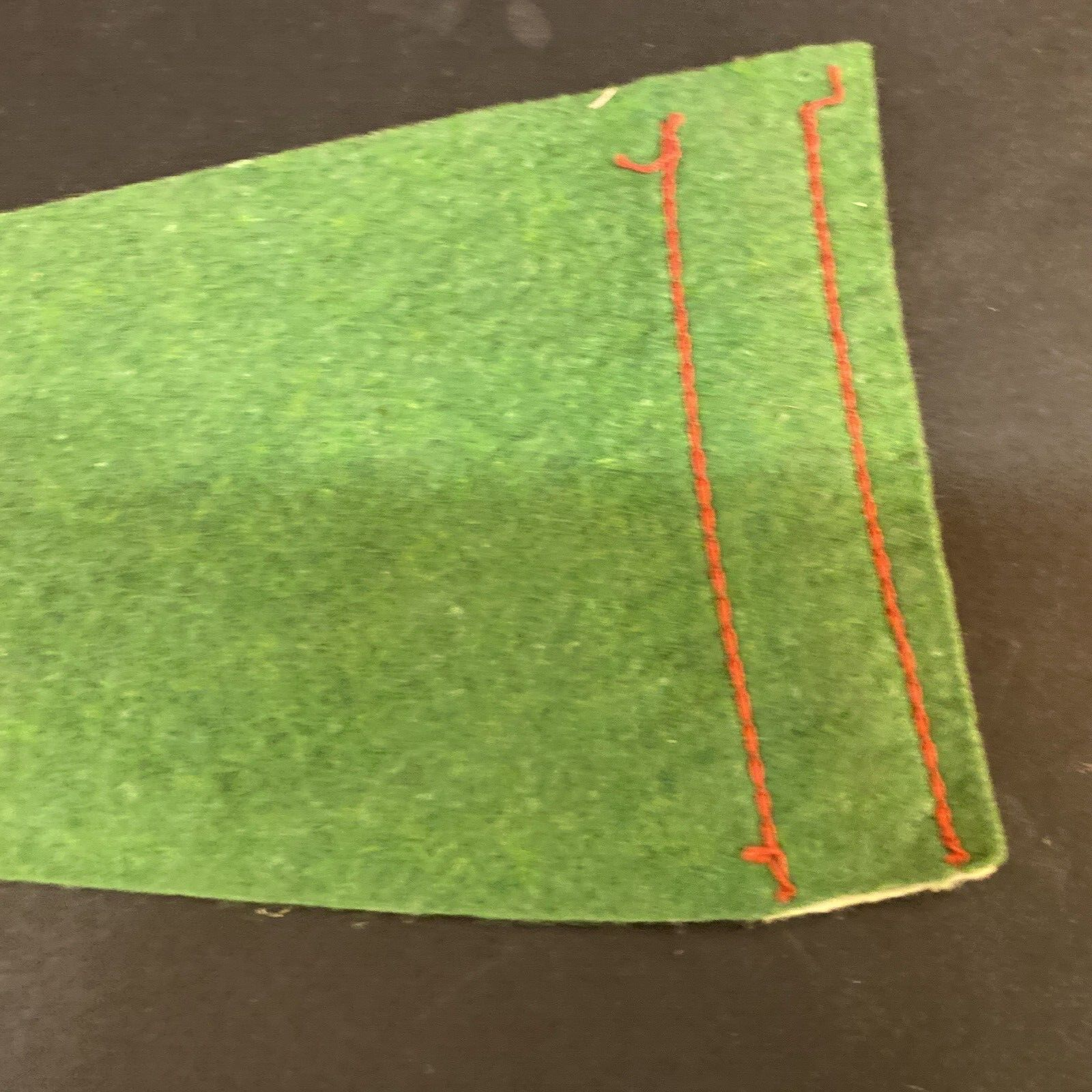 RARE 1940's Michigan State Fair Detroit  Small Flag Pennant 12" x 3.5" FELT