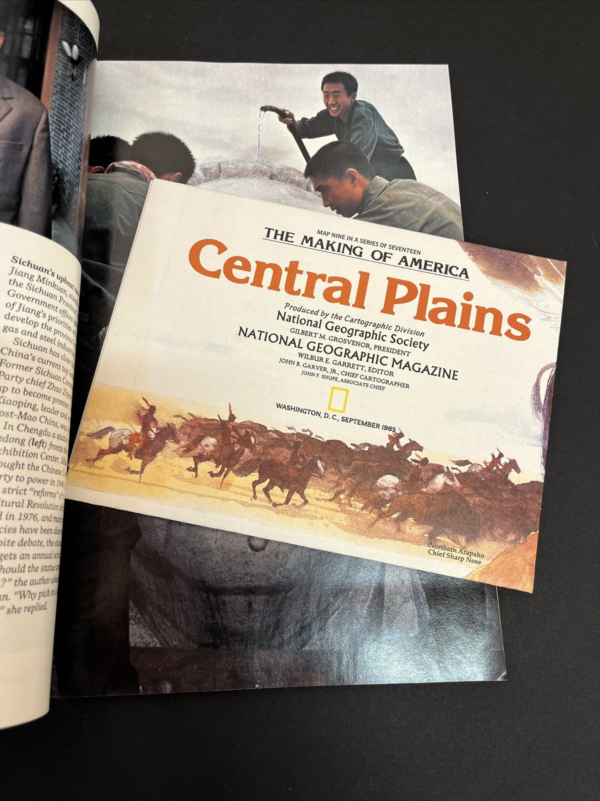 September 1985 National Geographic Sichuan China Changes Course PIGS PIG