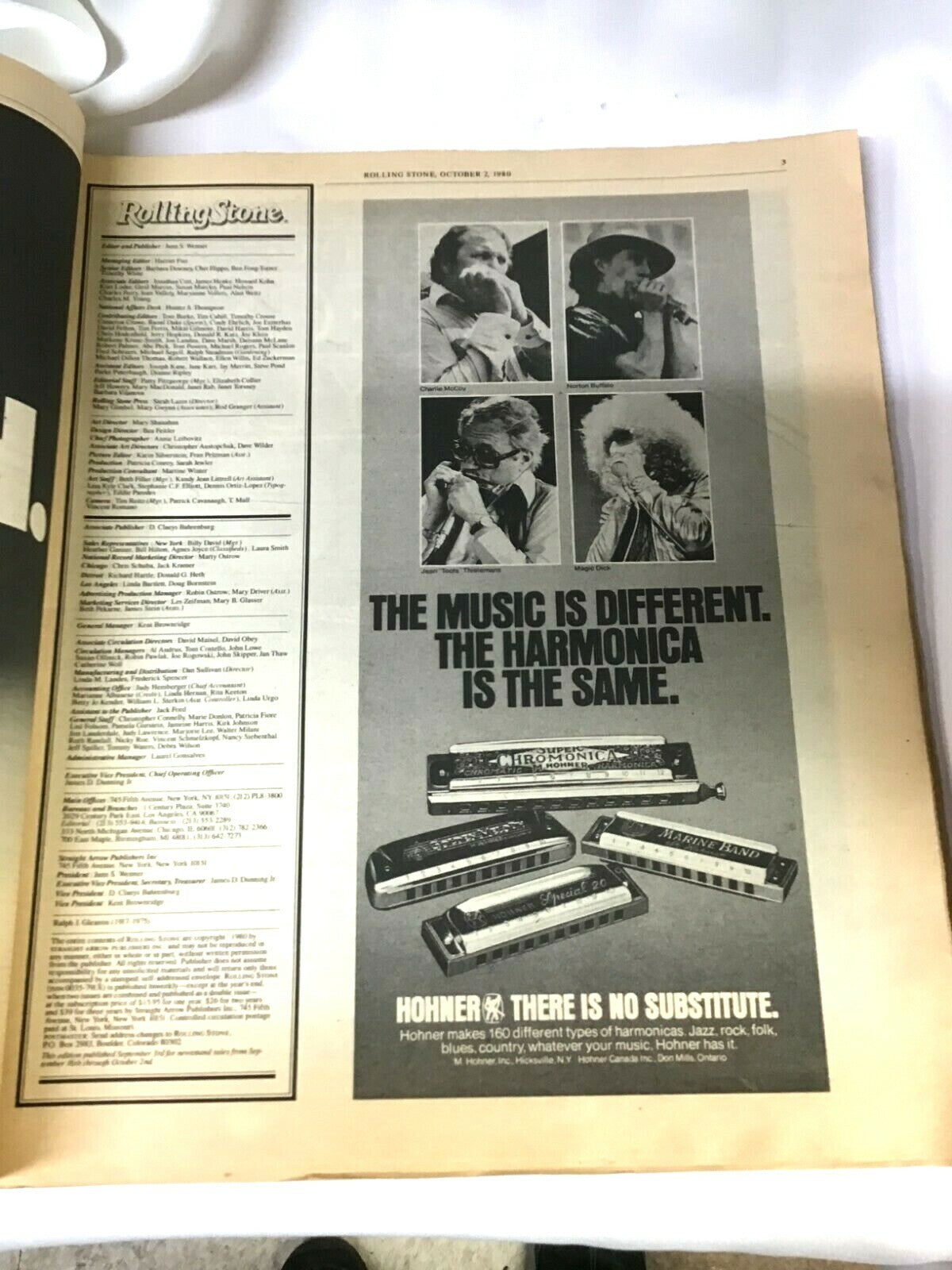 Rolling Stone Magazine Issue 327 October 2nd 1980 Robert Redford Vintage