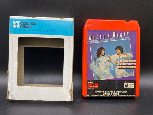Vintage 8 Track Donny & Marie Osmond Donny & Marie