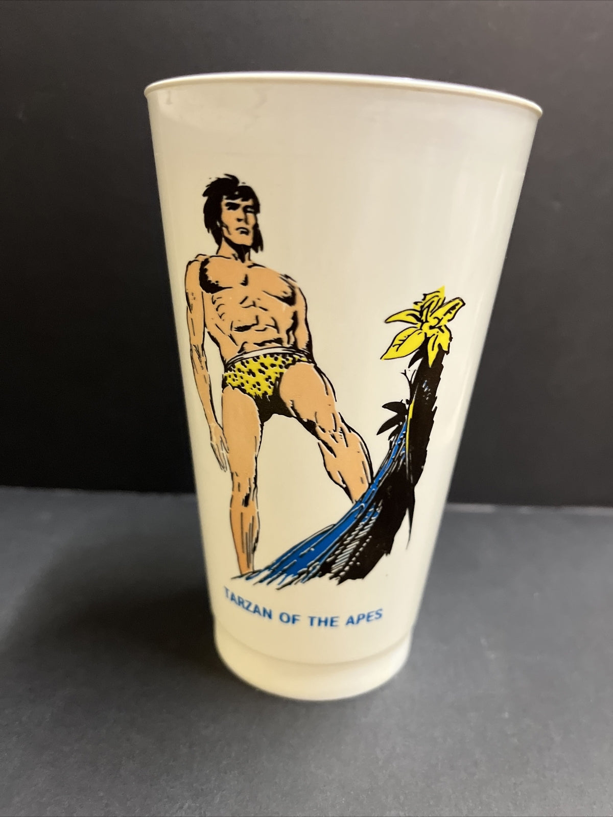 Vintage 1973 7/11 Plastic Slurpee Cup Super Hero "Tarzan of the Apes"