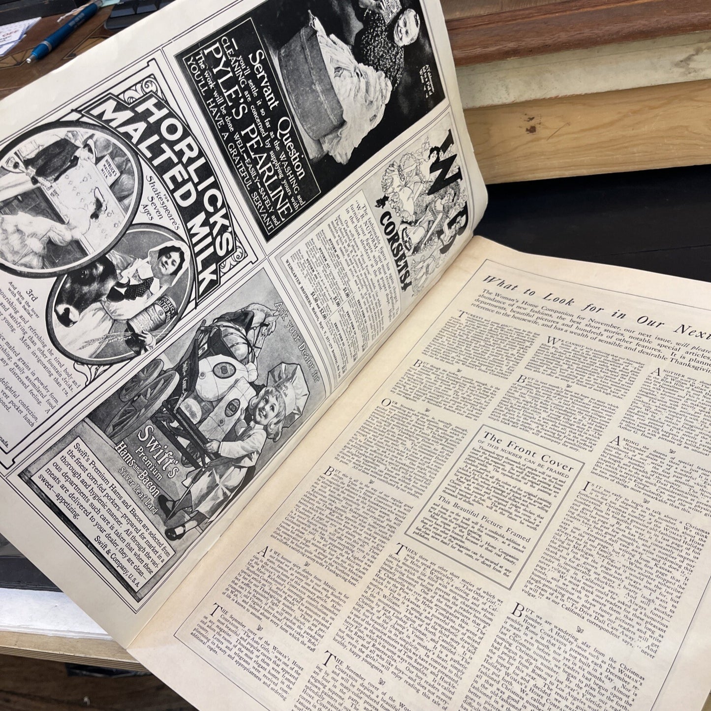 Rare Antique Orig VTG 1905 Woman's Home Companion Ladies Magazine